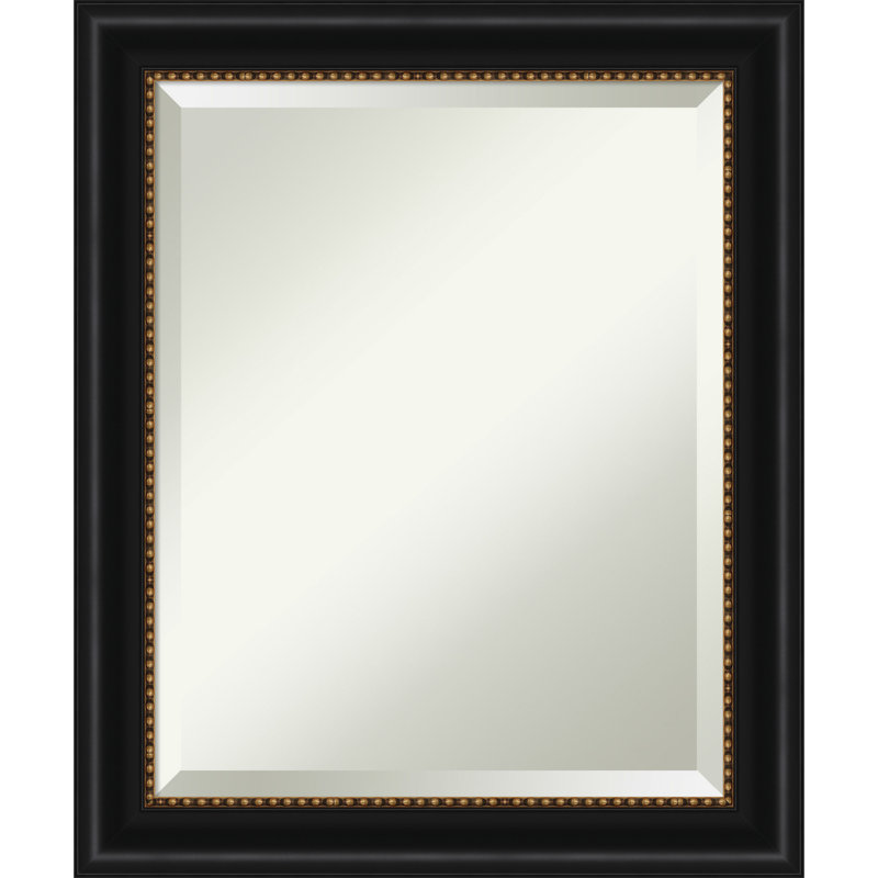 Miroir d'appoint mural en plastique avec finition brillante, 24 po x 20 po