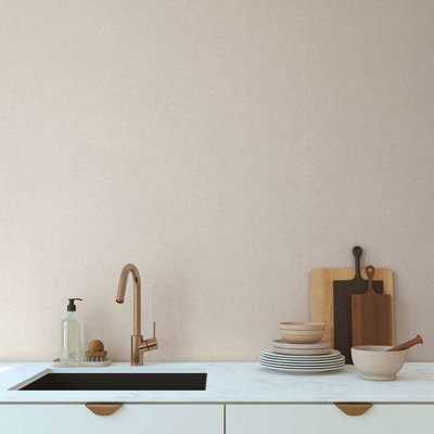 Lightly Textured Wallpaper – Washable Nonwoven Material, Fade-Resistant, Non-Self-Adhesive – For Residential & Commercial Use – 32.8 ft x 21 in (10m x 53cm), 57 Sq Ft