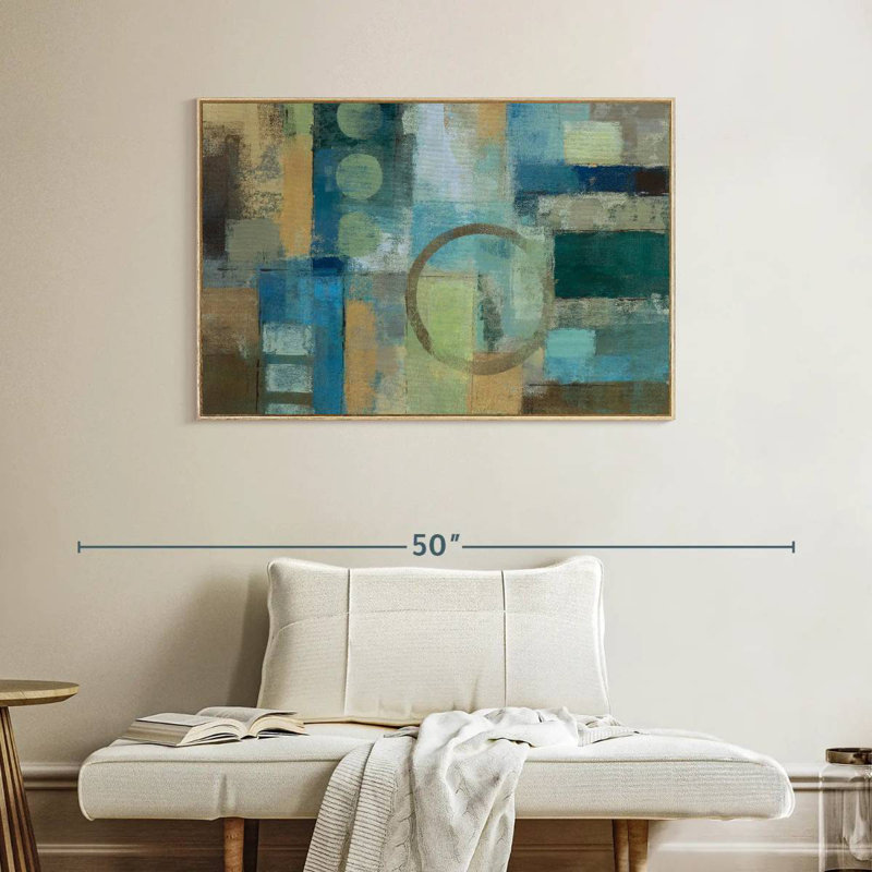 Point focal, Cadre flottant en bois naturel, 40 po x 27 po
