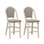 Tabouret de patio avec coussin 40,5 po Dannebrog