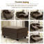 Repose-pieds rembourré 31 po Annalease-1338839884