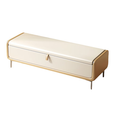 Storage light luxury shoe stool by Hokku Designs