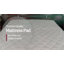 Surmatelas imperméable ajusté en microfibre douce facile à installer Deena-1544319735