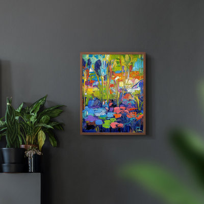 FLORAL Series DCIX  -Premium Framed Print -Ready to Hang - No Nails Required