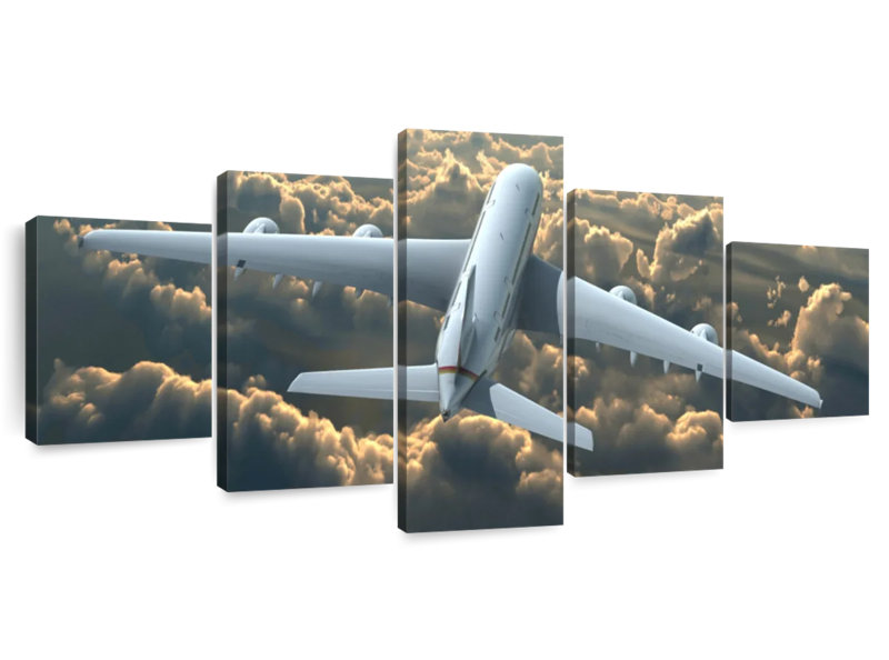 Avion au-dessus des nuages