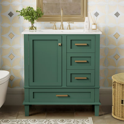Ensemble de meuble-lavabo moderne 30 "avec lavabo