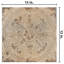 Saja Vintage 13" x 13" Ceramic Patterned Wall & Floor Tile