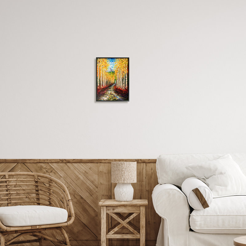 «Stupell Industries Modern Birch Grove», peinture sur toile par Lena Owens, H 14 po x l 11 po x P 1,5 po