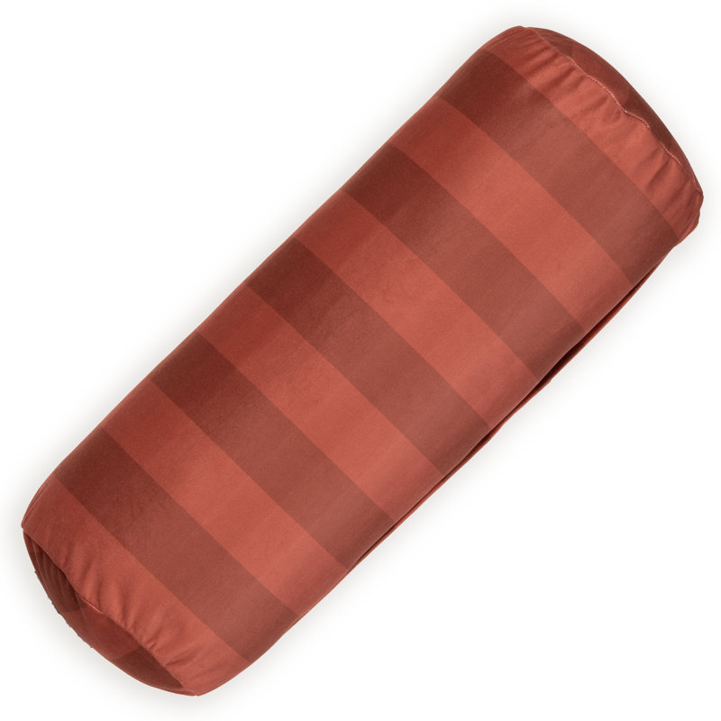 Coussin Limetta, 39 po x 8 po, Bourre en polyester, Rouge