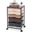 Utility Cart with 5 Drawers,Storage Drawer Cart with Wooden Tabletop and Lockable Wheels,5-Tier Rolling Utility Cart on Wheels-113389636