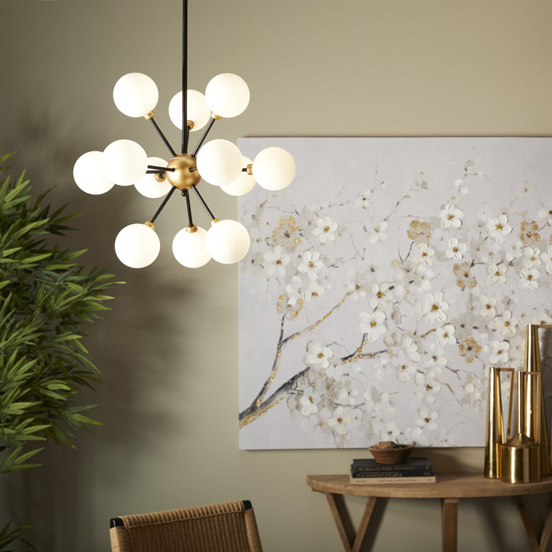Lustre sphérique Spoutnik à 10 lumières Aous