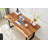 Live Edge Desk with U Shaped Legs and South American Walnut, with Drawer Storage-1731269340