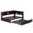 Practical Full Metal Daybed With Pull-Out Trundle And Built-In Storage Sections-338116067