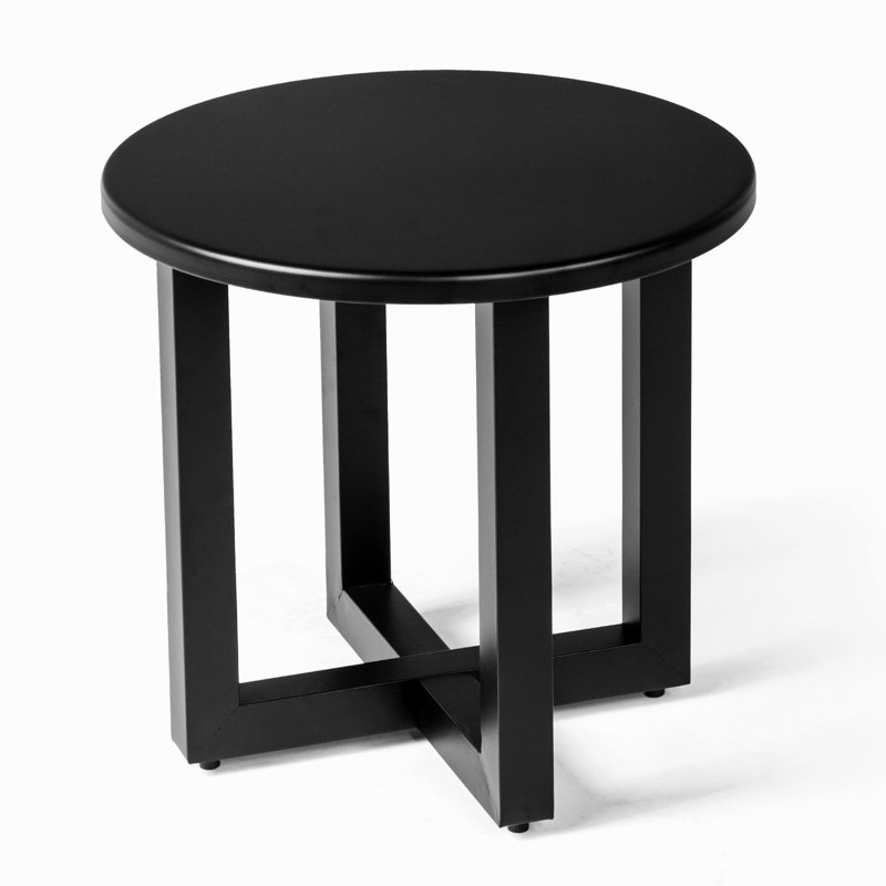 Patio Round Metal Side Table, null