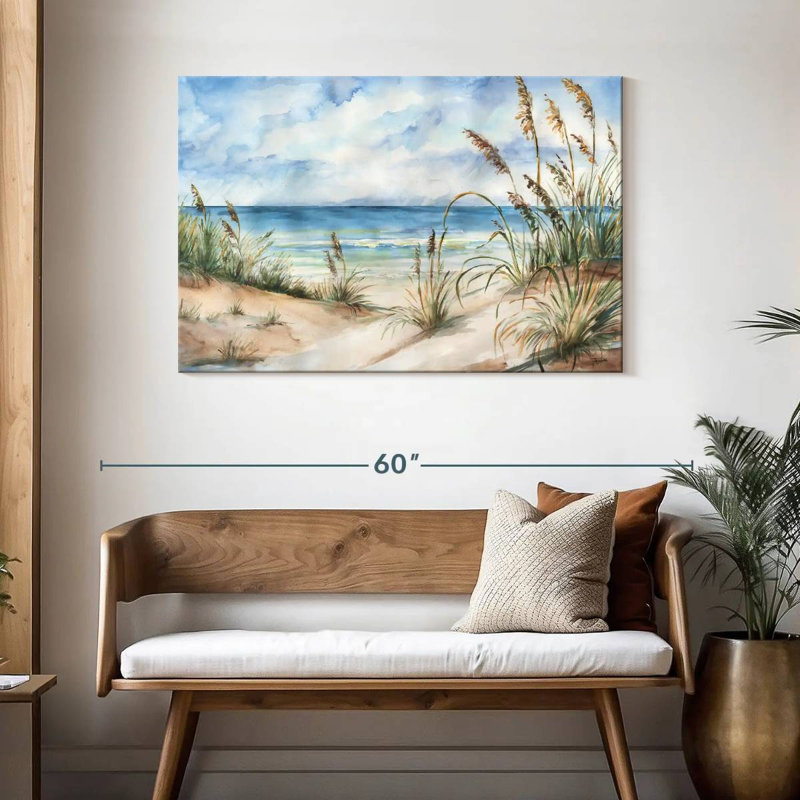 Gillard vue sur la mer, paysage, H 30 po x l 45 po