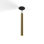 Combi Pendant 24" Single Unit with Matte Black Canopy