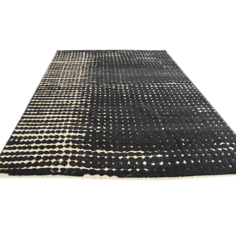 Tapis noir 8 x 10 Philip