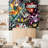 Vibrant Graffi Street Paint Peel & Stick Abstract Border-93867505