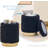 Round Velvet Ottoman with Storage-783826614