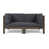 Coussin gris foncé / structure grise