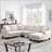 108*85.5" Modern U Shape Sectional Sofas