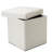 Besma Faux Leather Ottoman-91534289