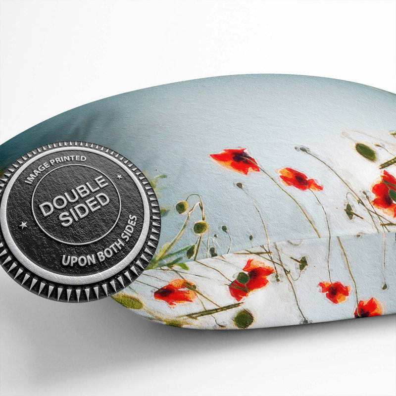 Square Throw Cushion, 40cm H x 40cm W x 15cm D