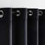 Thermal Velvet Curtains with Eyelet Ring Top - Blackout Crushed Velvet Drapes Pair-1810057931-1810057943