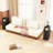 27" Tall Fluted End Table Set With 2 Drawers, Mid-century Modern Narrow End Table(set Of 2)-1856356820