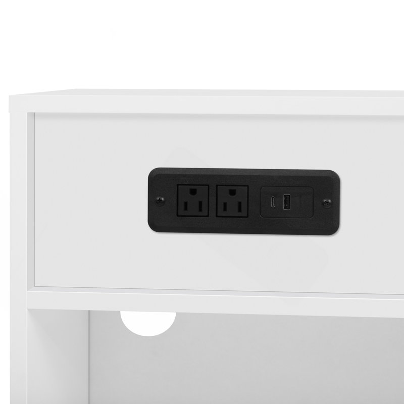 Buffet polyvalent Fancy Design, peut être utilisé dans la salle à manger, la cuisine. Cadre en bois massif blanc