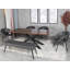 Banc rembourré en similicuir Lavren-433218758