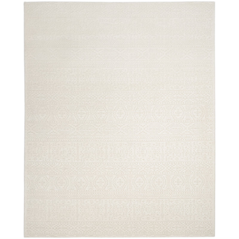 Fallkirk, Handmade Area Rug - 3' 0'' X 5' 0'', Ivory, Rectangle 5' x 8'