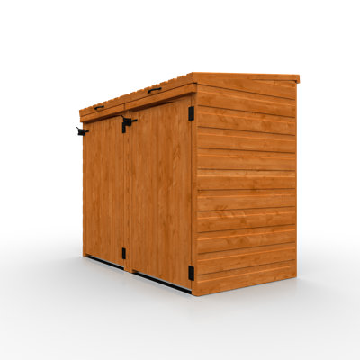 Tiger Wooden Double Bin Store