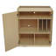 Armoire de classe à 7 compartiments avec roulettes