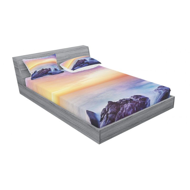Microfiber Sheet Set, Full Sheet Set with Fitted Sheet
