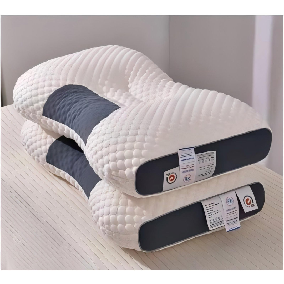 2pcs Bed Pillows Ergonomic Pillows for Side, Back, Stomach Sleepers