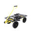 (Chariot à roues solide noir et jaune)-122456961