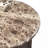 Agatha End Table-Dark Brown Acacia