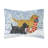  Golden Retriever Keep Up There, Scottie! Fabric Indoor/Outdoor Throw Pillow
