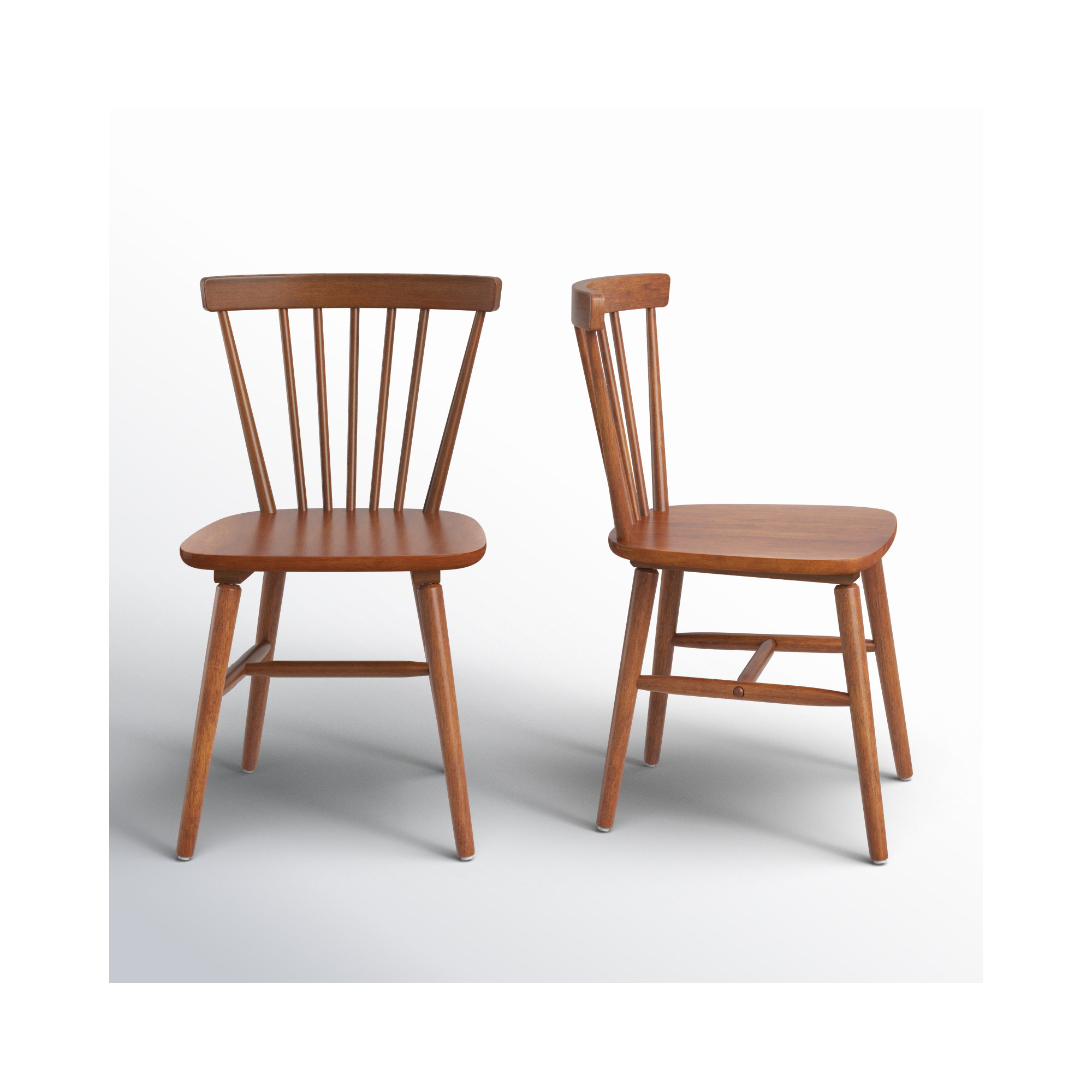 Antoya Solid Wood Dining Chair, Walnut