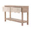 Furniture Classics Abrams Mahogany & Gold Console Table-1330017375