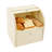 Bread Box, 2 Tier Roll Top Bread Storage Box, 2-Tier Countertop Bread Holder-1208663736