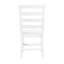 De 2 chaises d'appoint en bois blanc, capacité de poids de 250 lb