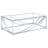 Chrome 3-piece Glass Top Coffee And End Table Set