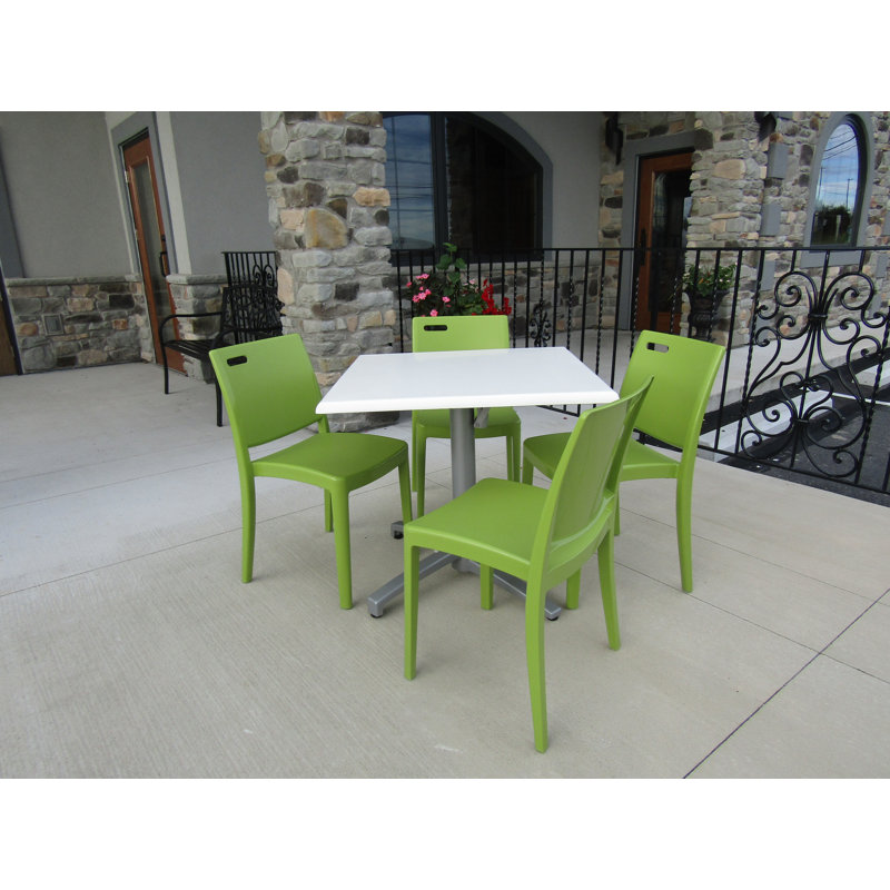 Chaise de patio empilable Metro, Vert cactus