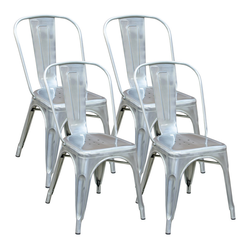 Chaise antique noire Paris, Gris clair