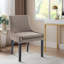 Chaise d'appoint rembourrée en velours côtelé Demarrion-1835431195