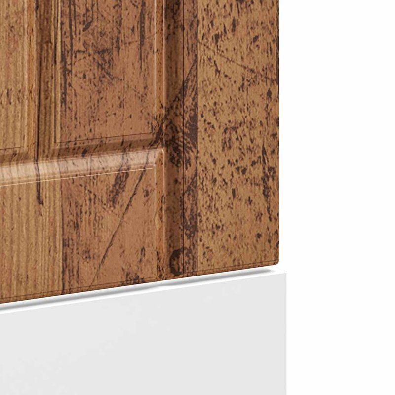 Dishwasher Panel Lucca Oak Engineered Wood, Old Wood, 67cm H x 45cm W x 1.5cm D