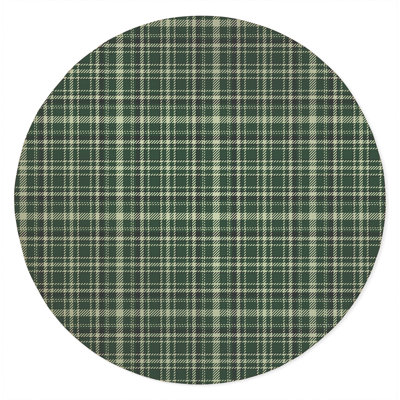 Rocky Tartan Non-Slip Outdoor Rug