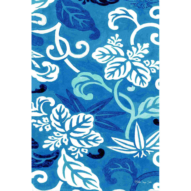 " Cobalt Pattern I ", 18" H x 12" W  